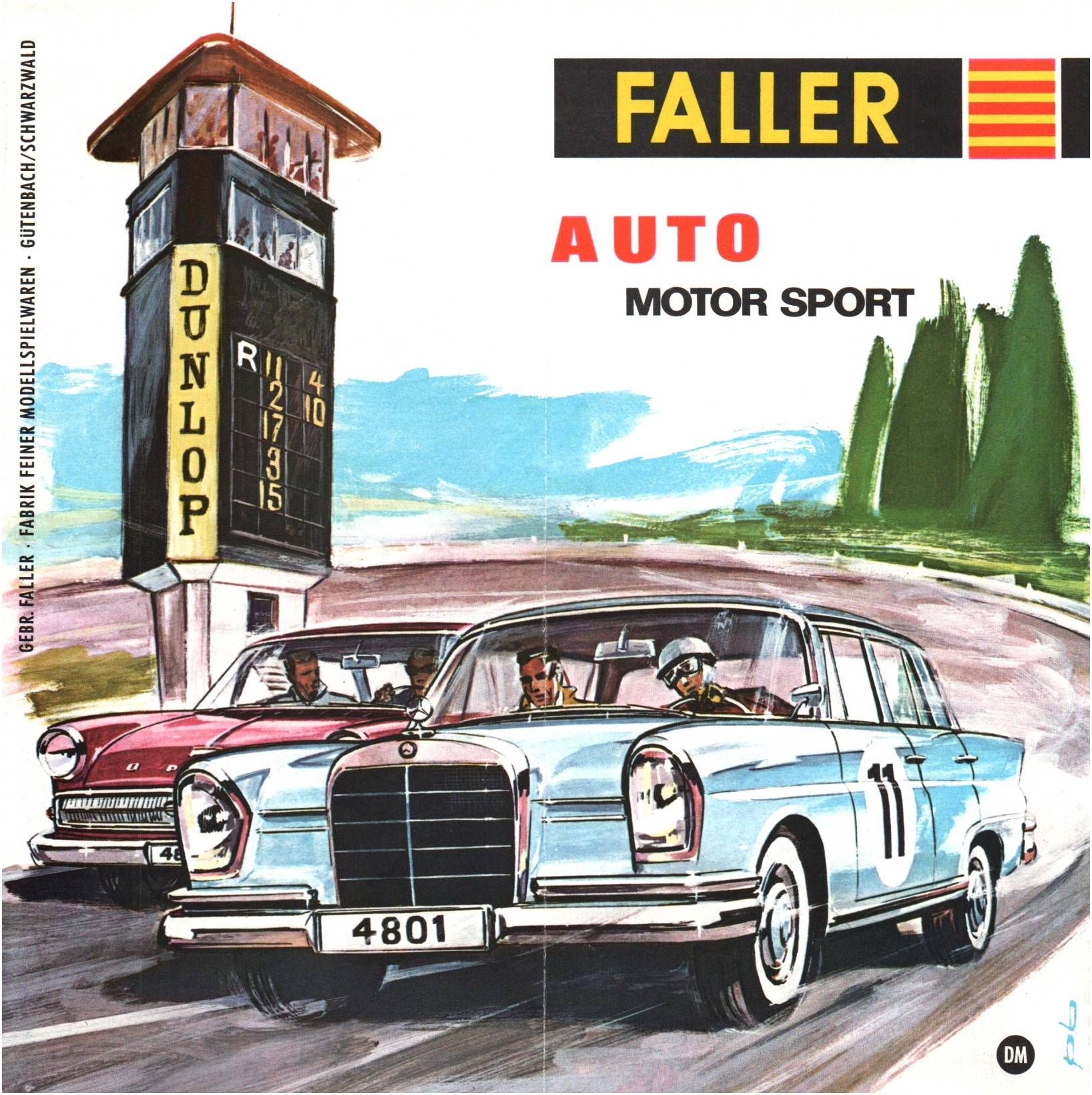 Faller Auto Motor Sport Prospekt 1960er Sammler
