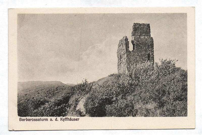 Ansichtskarte Babarossaturm a. d. Kyffhäuser Ak Postkarte