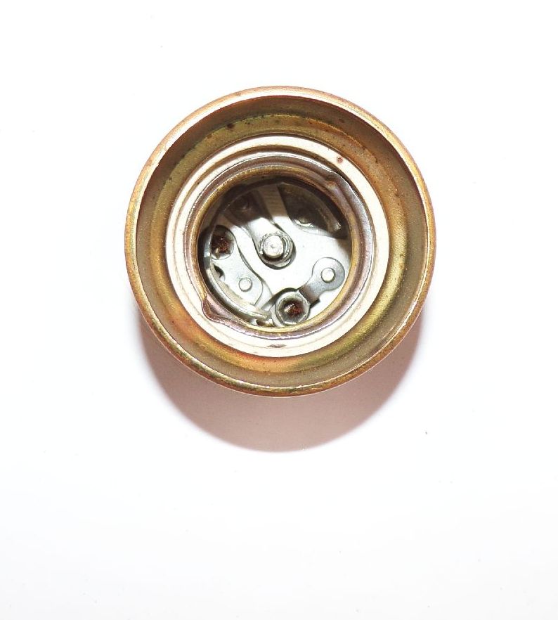 Alte Werkstattlampe Emaille Grün Weiss Rund Pendelleuchte Vintage 