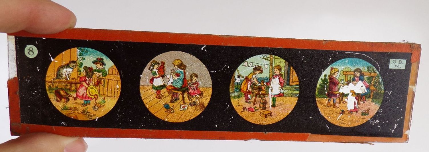 Alte Falk Laterna Magica mit Zubehör Alte Falk Laterna Magica mit Zubehör