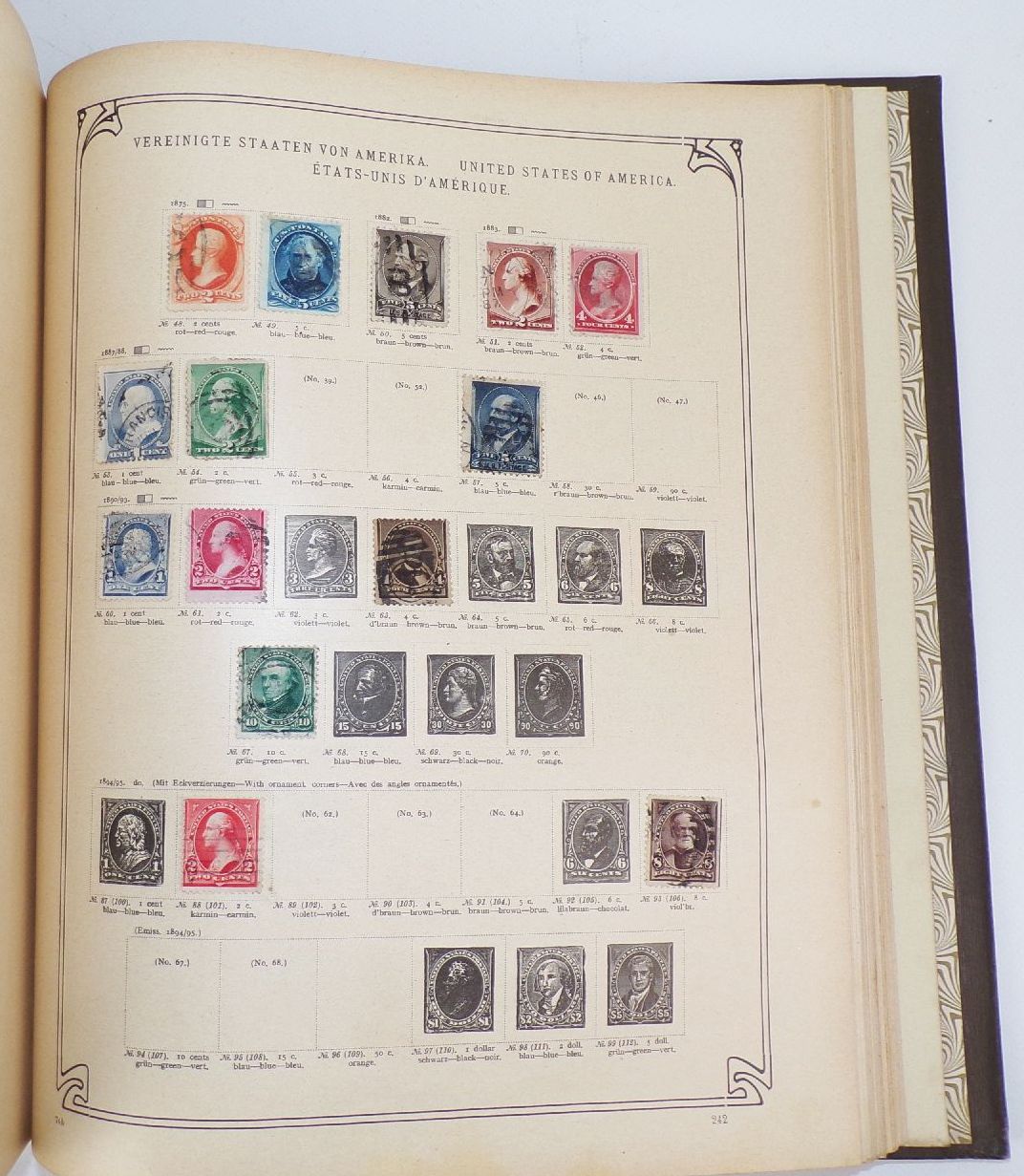 Schwaneberger Vordruck Alben Band 1 und 2 mit Briefmarken 