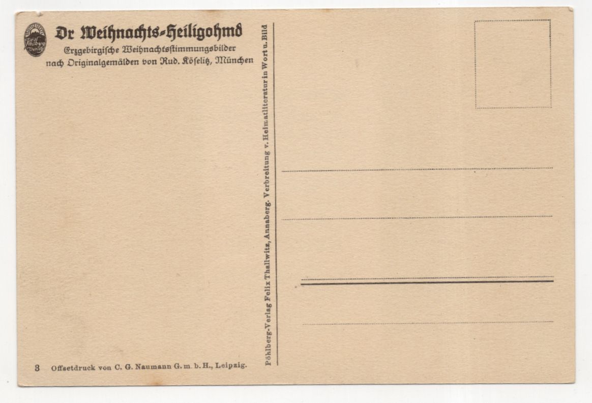 Künstler Ansichtskarten Köselitz Dr Weihnachts Heiligohmd 5 Stück Weihnachten Künstler Ansichtskarten Köselitz Dr Weihnachts Heiligohmd 5 Stück Weihnachten