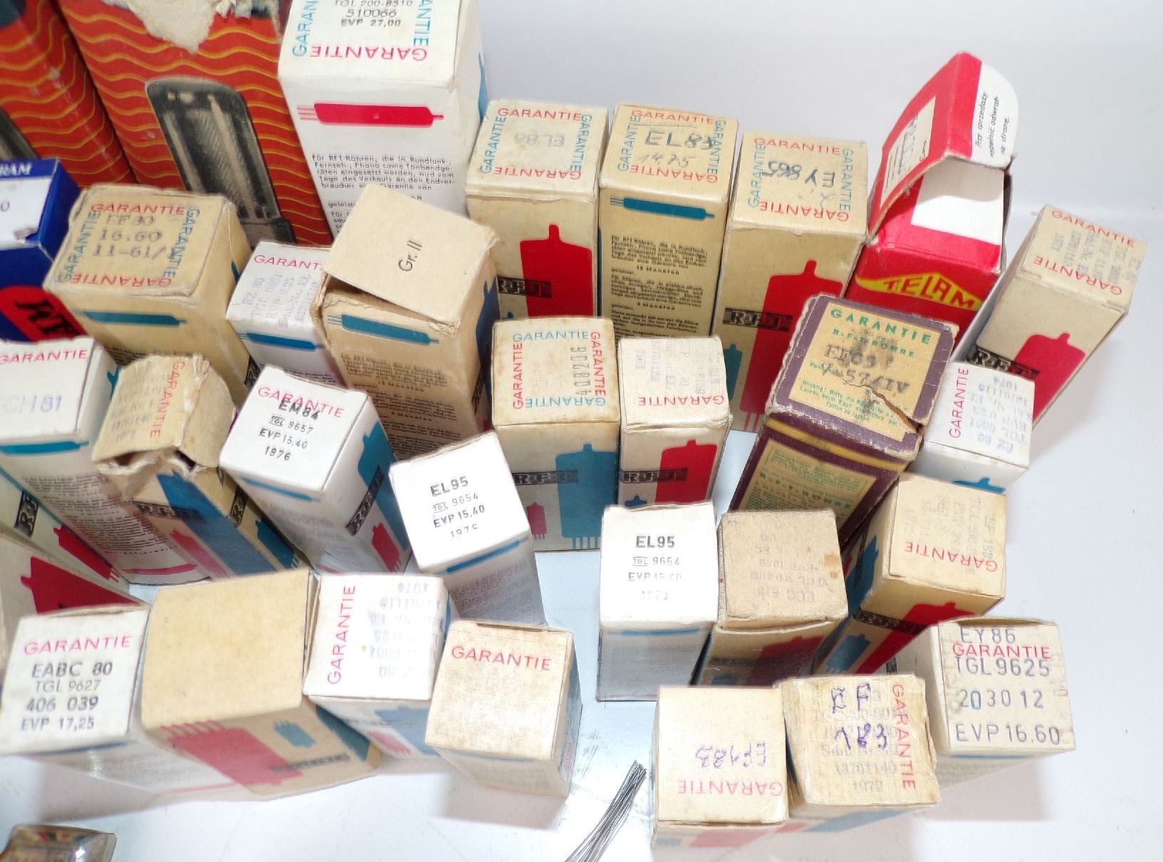 Konvolut alte Radioröhren tubes 