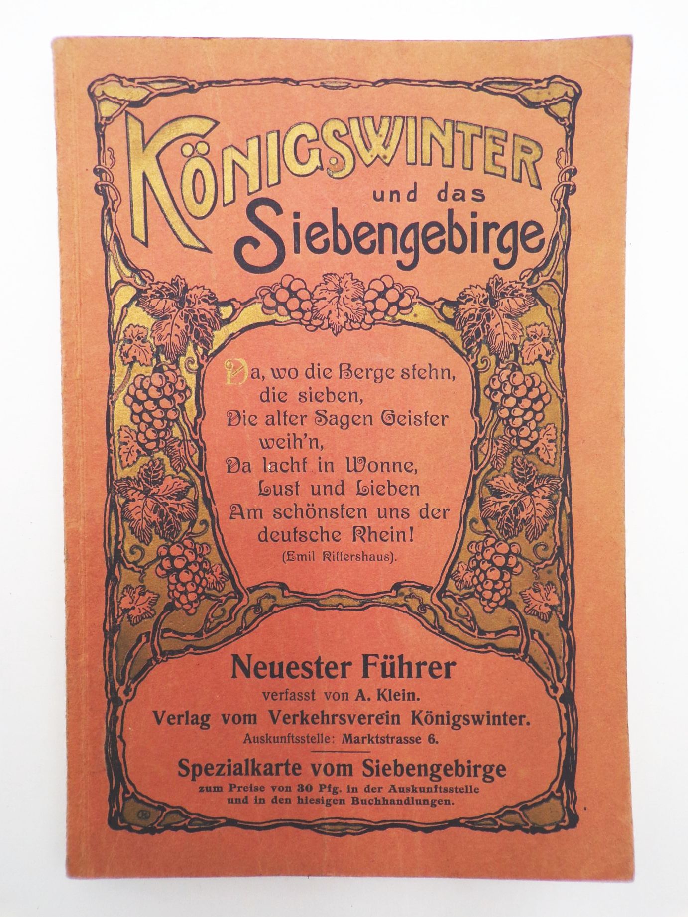Königswinter und das Siebengebirge Neuester Führer um 1910