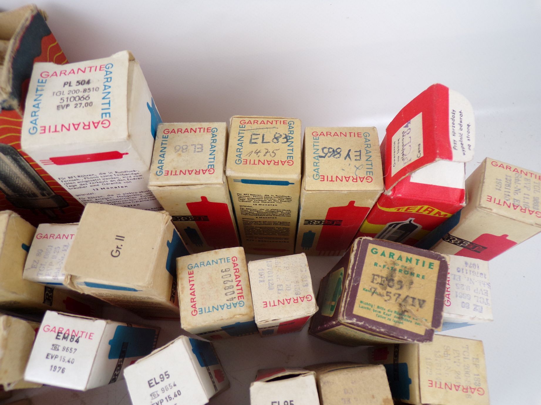 Konvolut alte Radioröhren tubes 