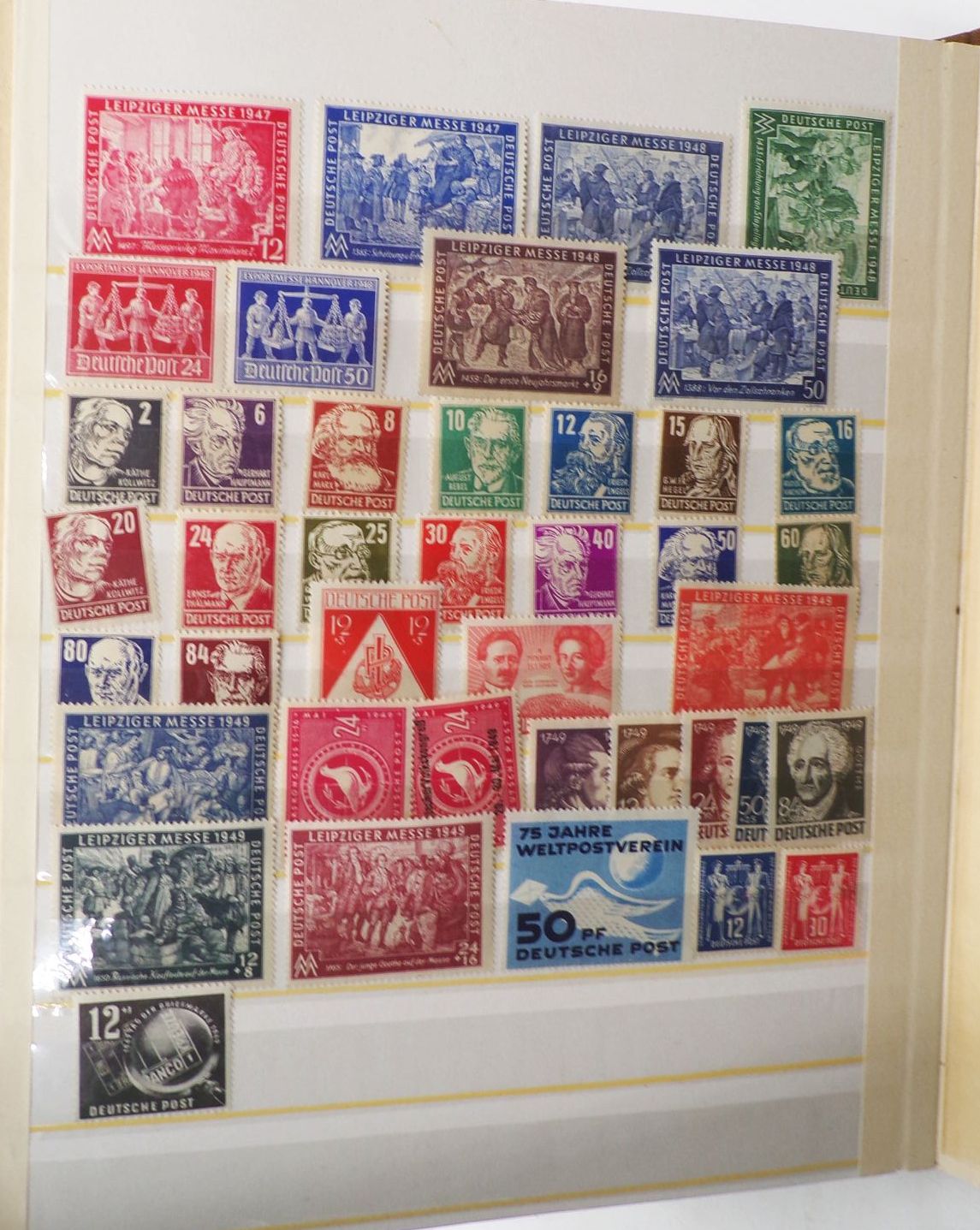 Briefmarkenalbum Alliierte Besatzung DDR Briefmarkenalbum Alliierte Besatzung DDR