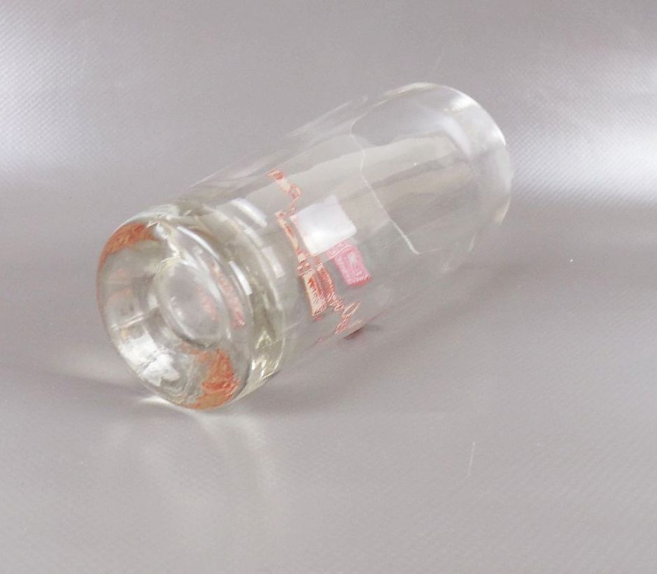 Altes Bierglas Weimarer Bier Emaille 