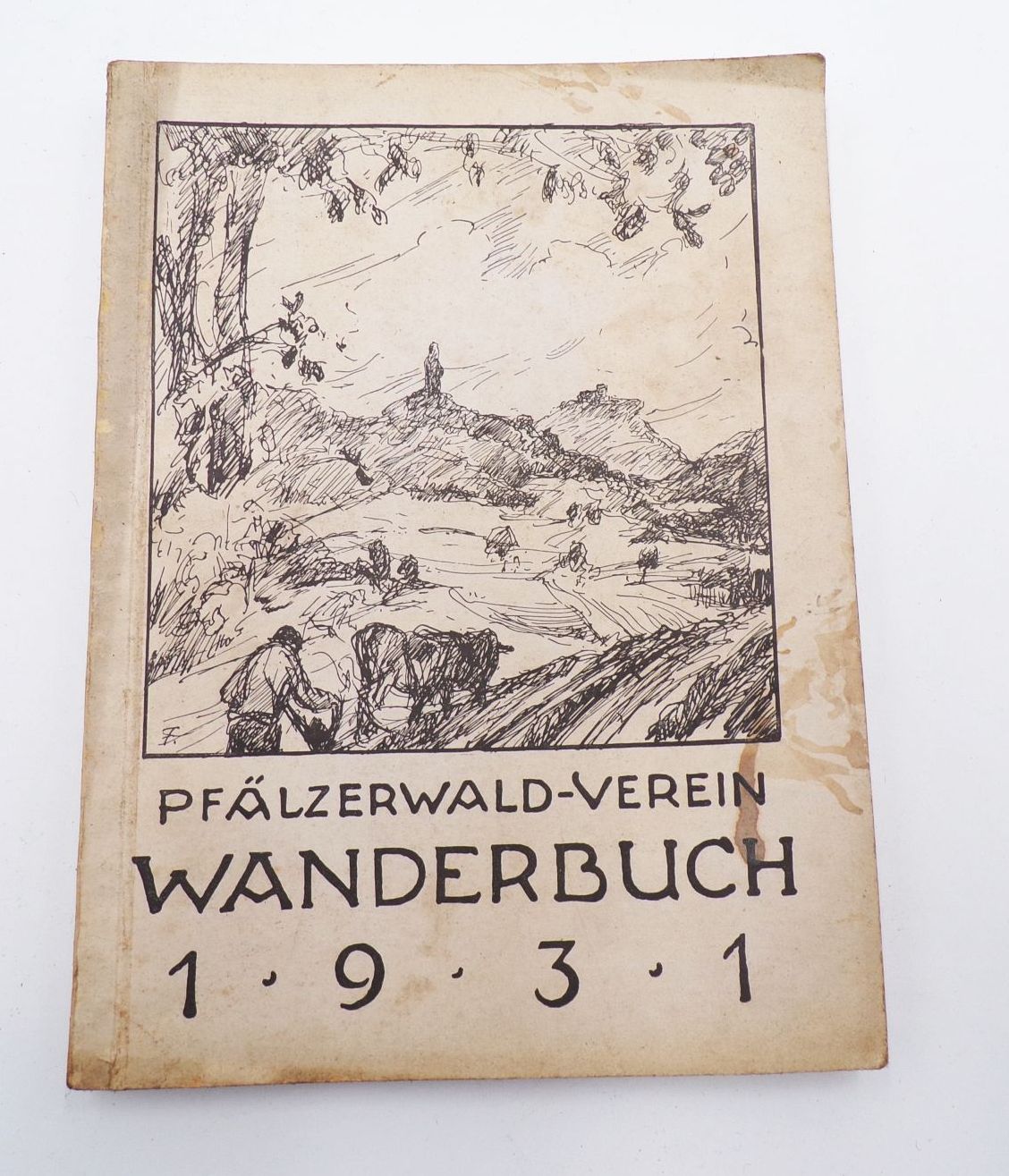 Pfälzerwald Verein Wanderbuch 8 Stück Oberpfalz Pfalz Antiquarische Bücher