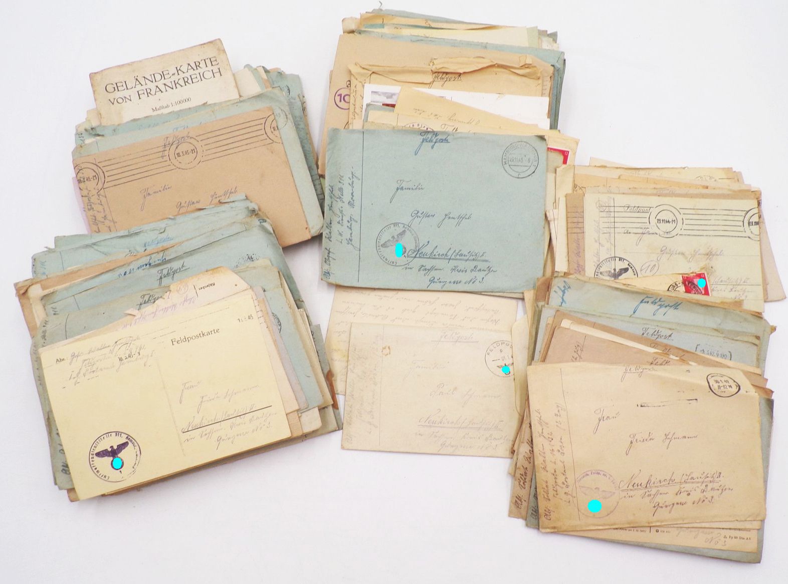 Feldpostbriefe Nachlass 2 Wk Luftwaffen Dienststelle 311 Inhalte bis 1946