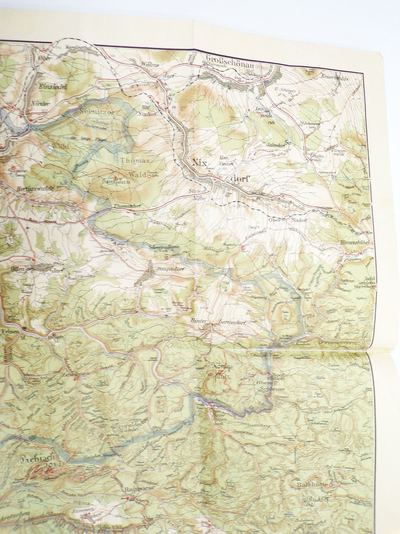 Meinholds Karte der Sächsischen Schweiz Grosse Ausgabe Landkarte Meinholds Karte der Sächsischen Schweiz Grosse Ausgabe Landkarte