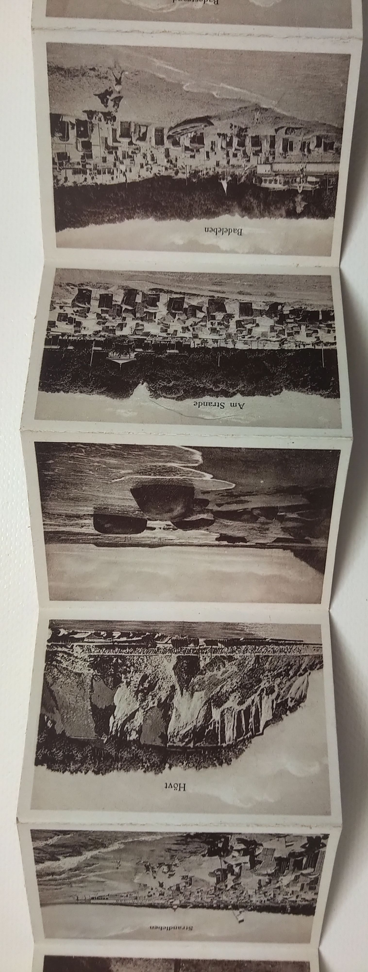 Leporello Ostseebad Göhren auf Rügen Südstrand mit Fischerhütte Leporello Ostseebad Göhren auf Rügen Südstrand mit Fischerhütte
