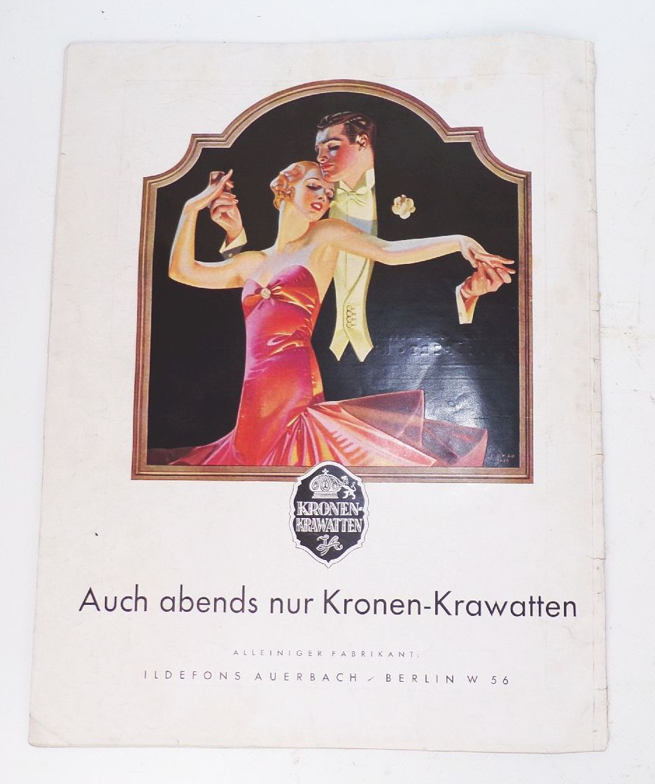 Das Herrenjournal Der Modediktator Freiherr von Eelking Nr 1 von 1931 Zeitschrift Luxus