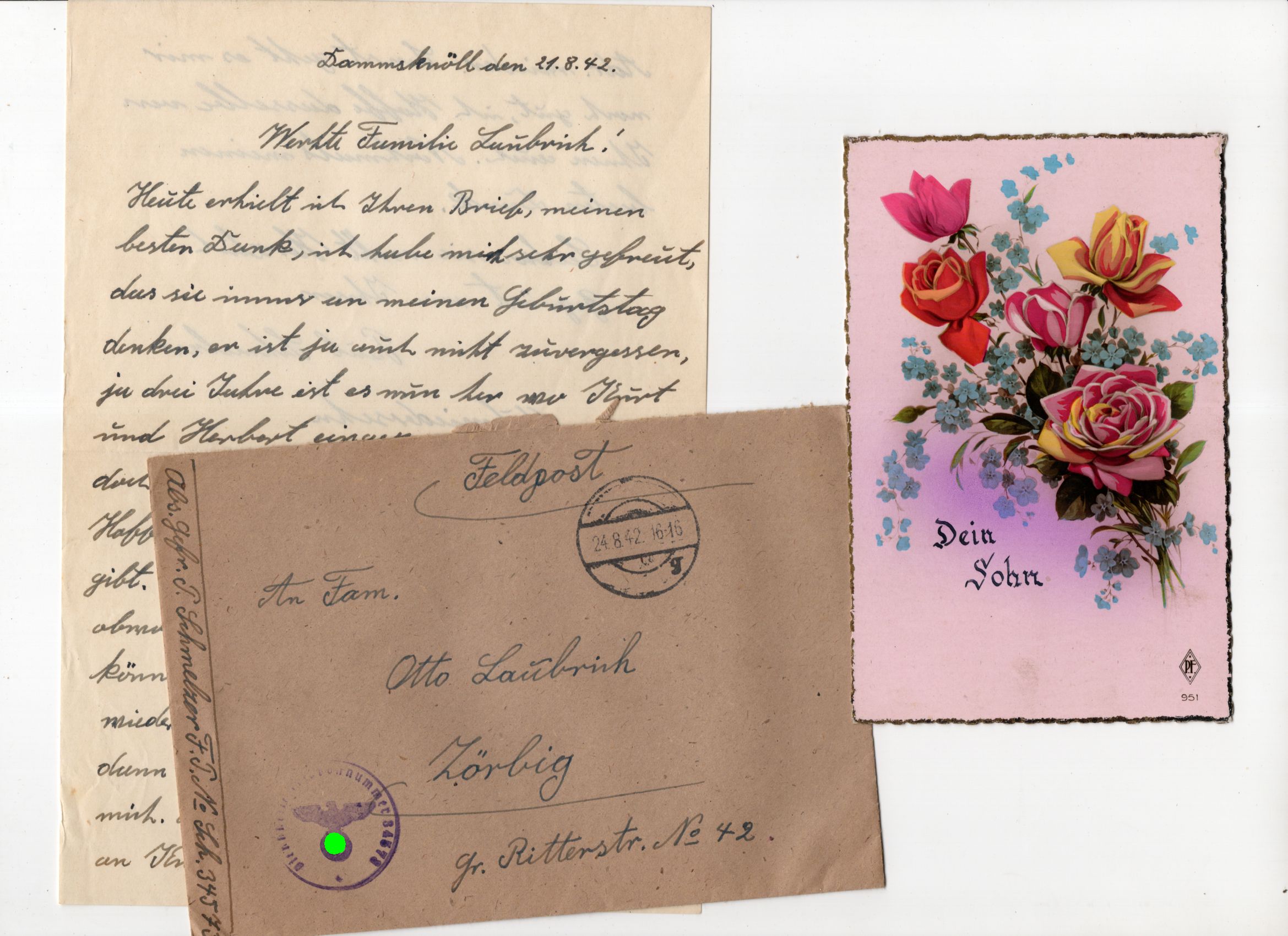 Feldpost Nachlass 2 Wk Infanterie Luftwaffe Atlantik Russland