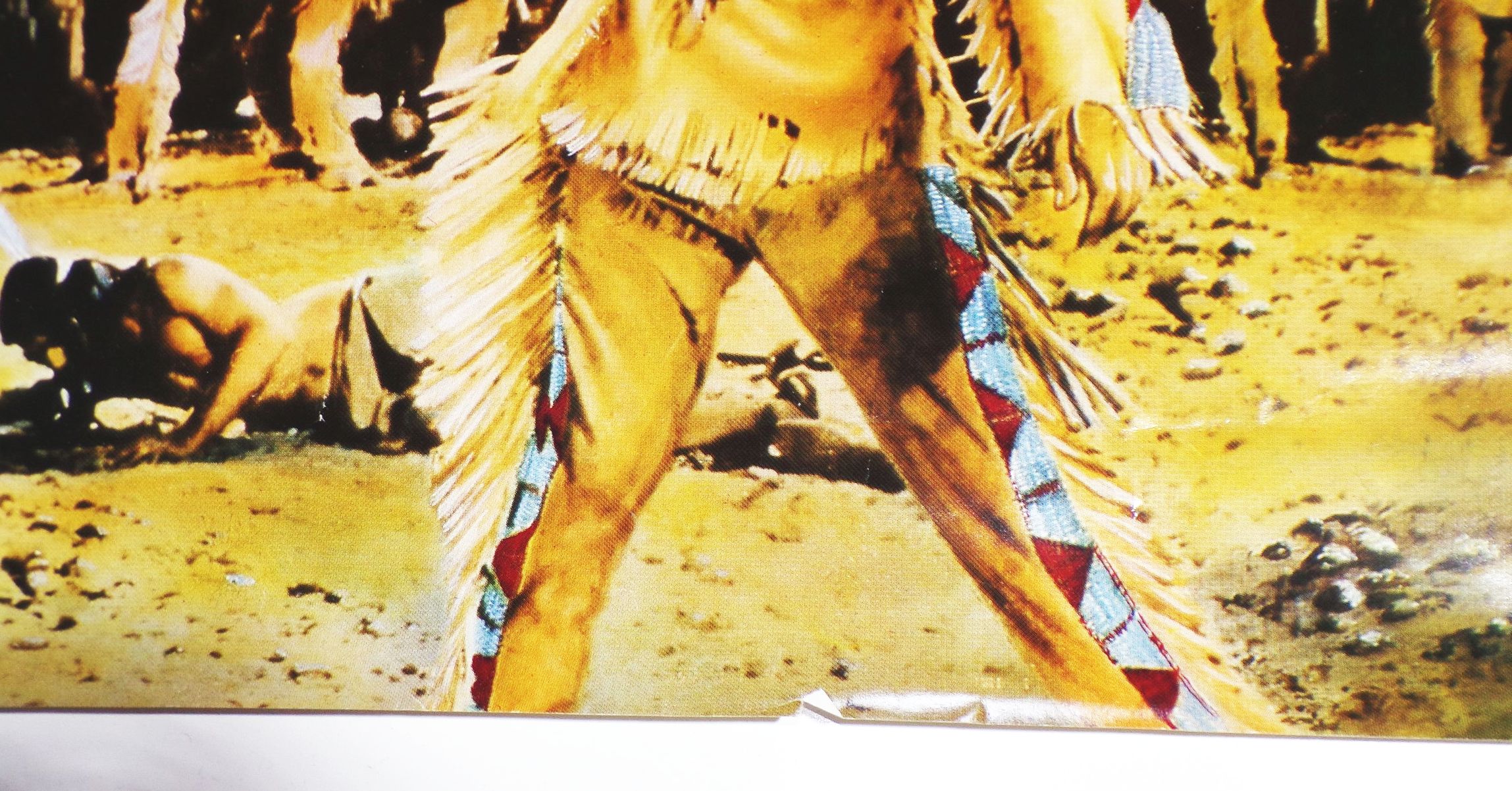 Winnetou und Old Shatterhand 1986 vintage Filmplakat Barker Price vintage