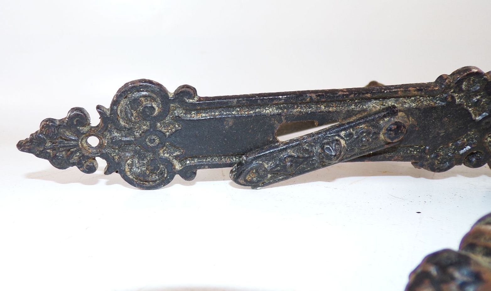 Alte Gründerzeit Türgarnitur Türklinke Antik Türbeschlag um 1880