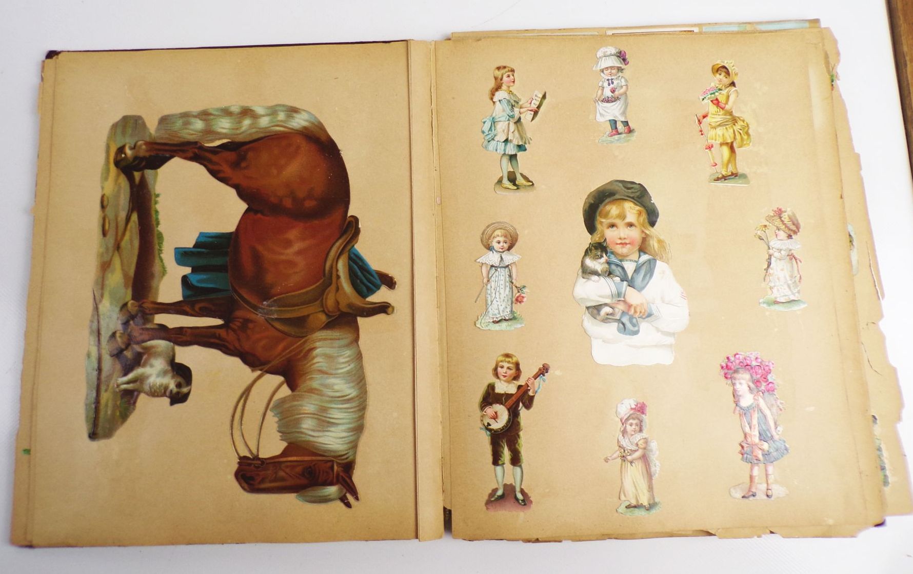 Konvolut alte Oblaten Glanzbilder um 1900 scraps