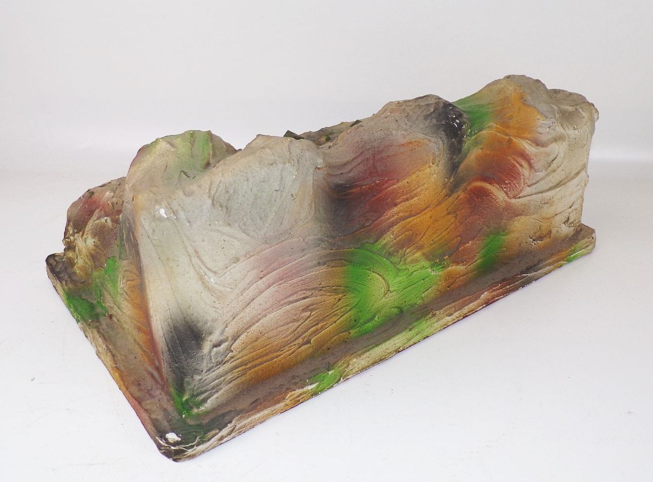 Altes DDR Wildwest Diorama Landschaft Kurt Holze Meissen 1960 er für Indianer 