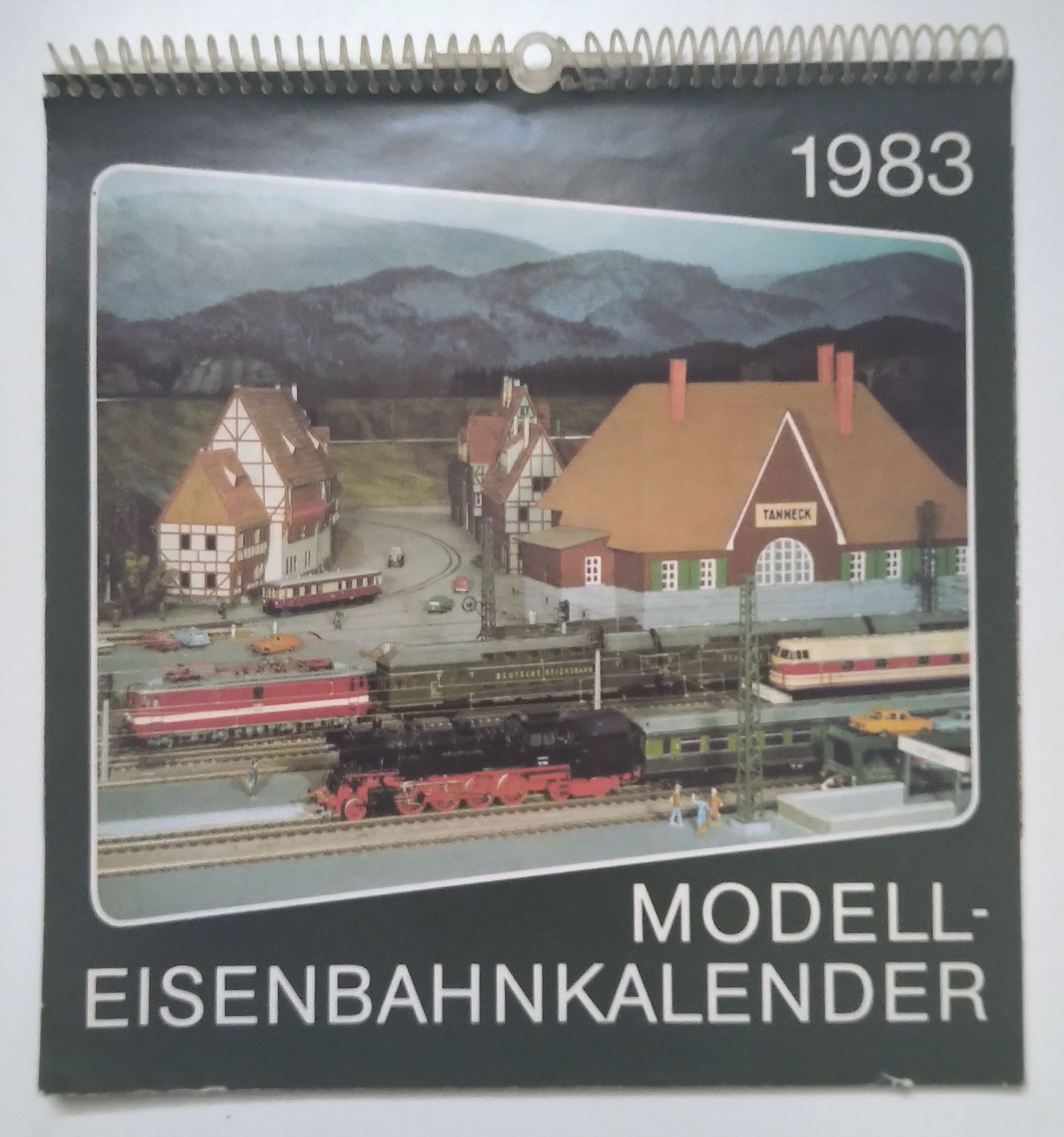 Modelleisenbahn Kalender 1983 Tanneck Spur 0 Verkehrsmuseum Dresden