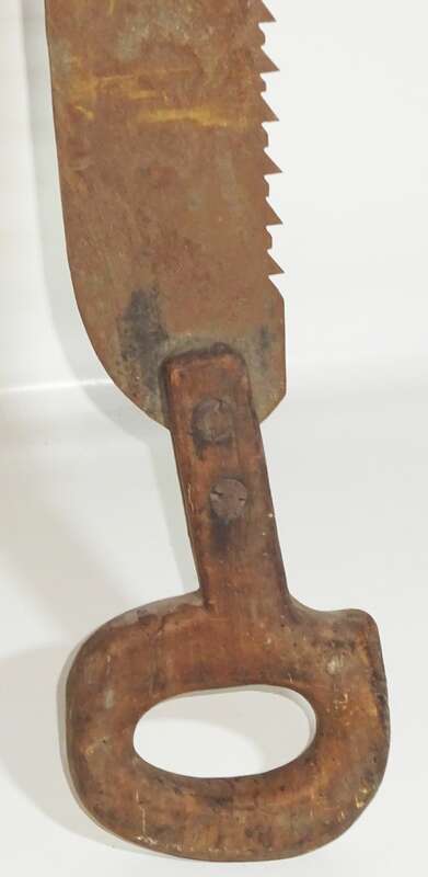 Alte Schrotsäge Hochzeit 152 cm Zweimannsäge Vintage Deko 