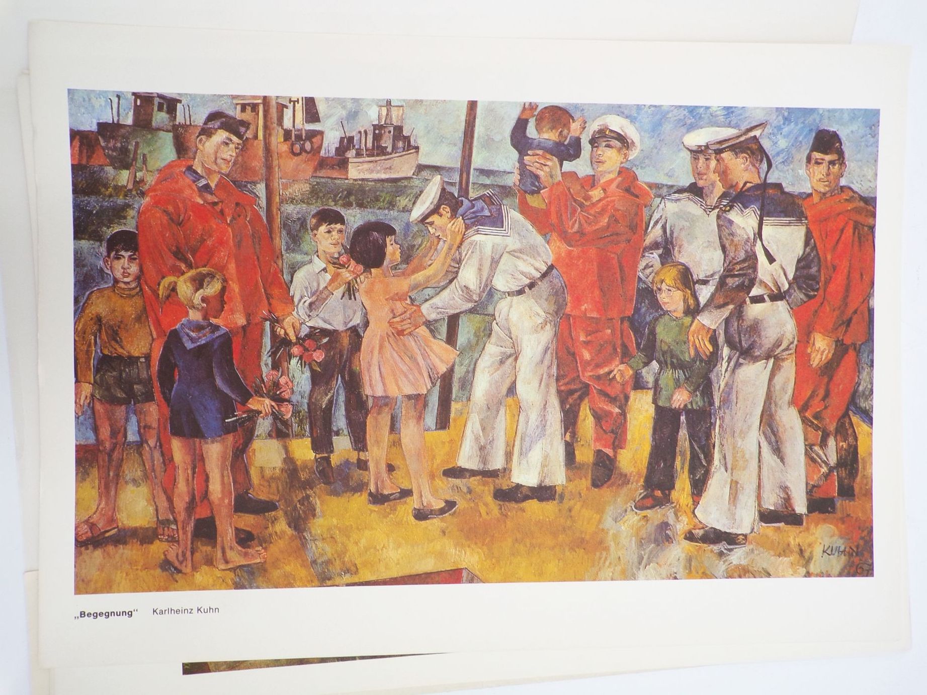 Reproduktionen von Werken der bildenden Kunst DDR um 1980 Mappe Reproduktionen von Werken der bildenden Kunst DDR um 1980 Mappe