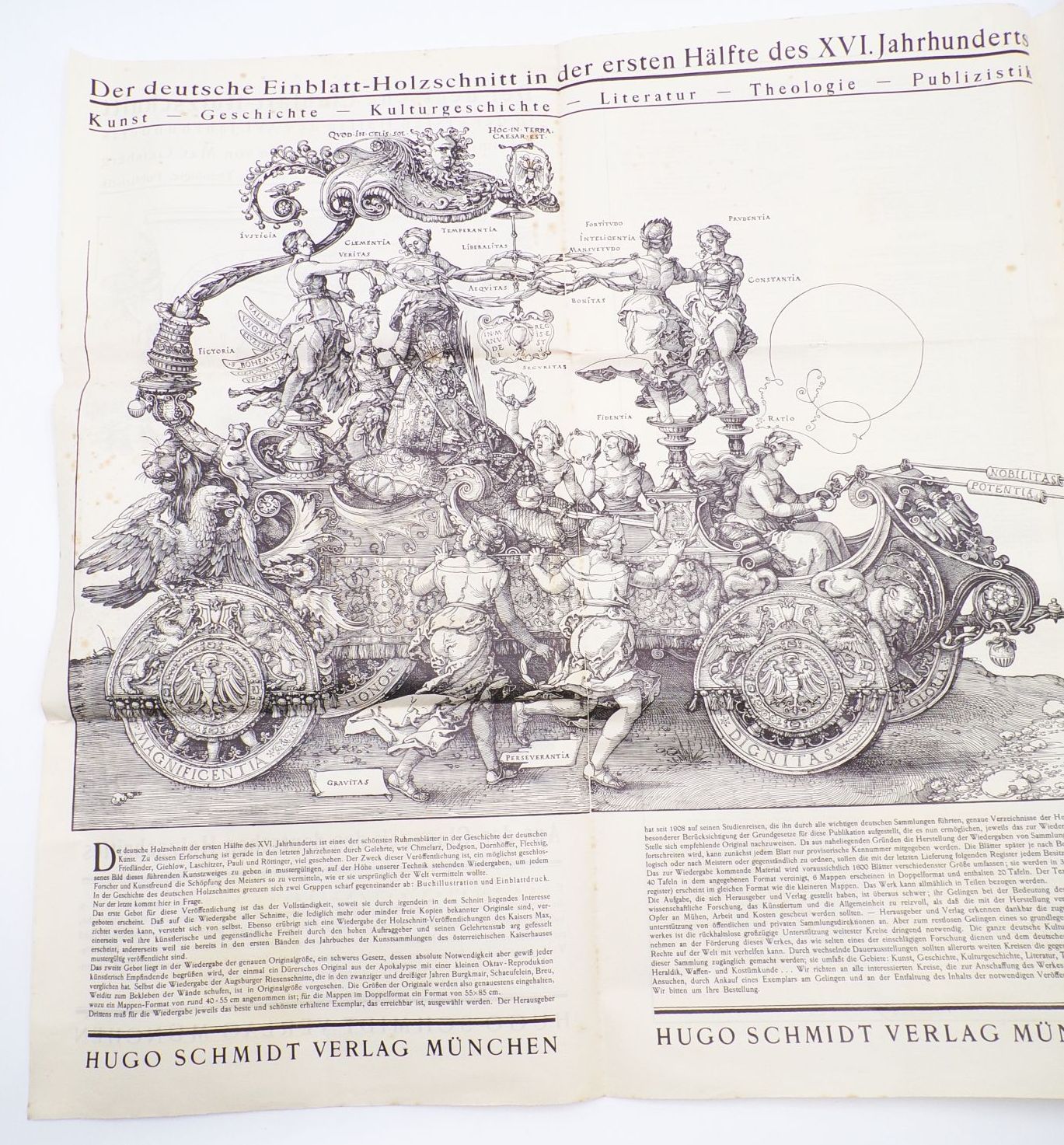 Hugo Schmidt München Der Deutsche Einblatt Holzschnitt Max Geisberg