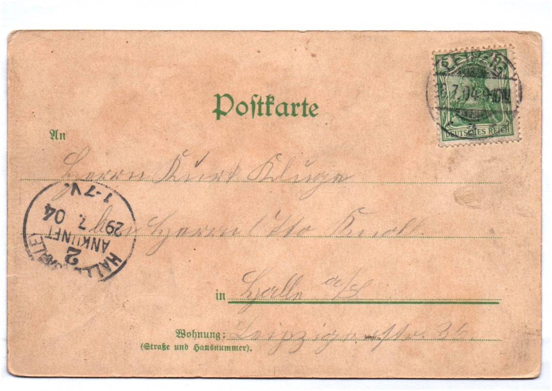 Litho Ak Leipzig Scherbelberg Wanderer Rosenthal 1904 Litho Ak Leipzig Scherbelberg Wanderer Rosenthal 1904