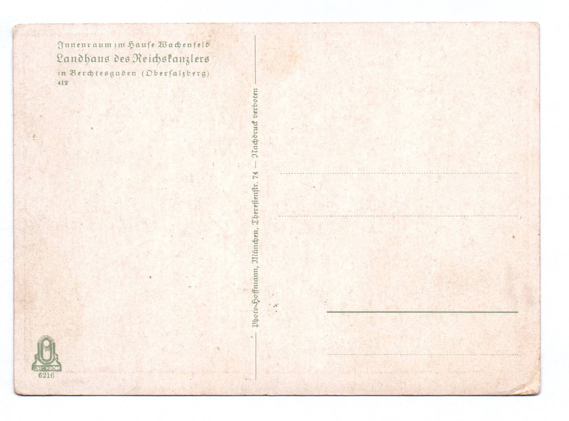 Ak Haus Wachenfeld Landhaus des Reichskanzlers Obersalzberg 2 Wk Ak Haus Wachenfeld Landhaus des Reichskanzlers Obersalzberg 2 Wk