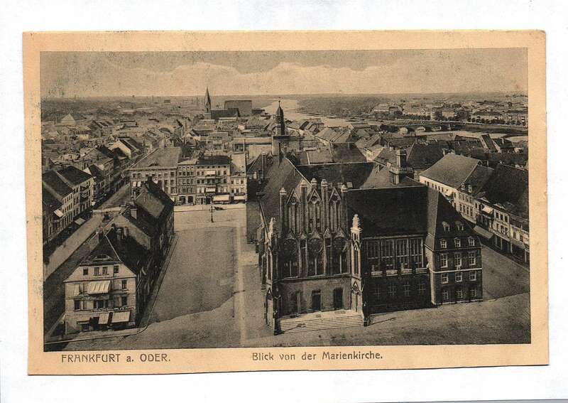 Ak Frankfurt a. Oder Blick von der Marienkirche 1918