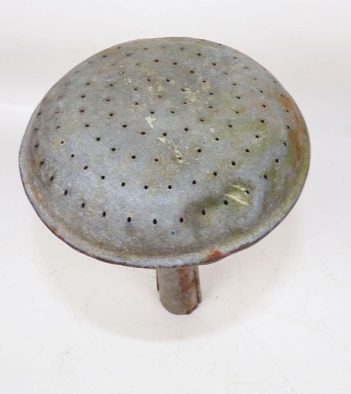 Alte Zink Tülle für Giesskanne Ersatztülle Bewässung vintage