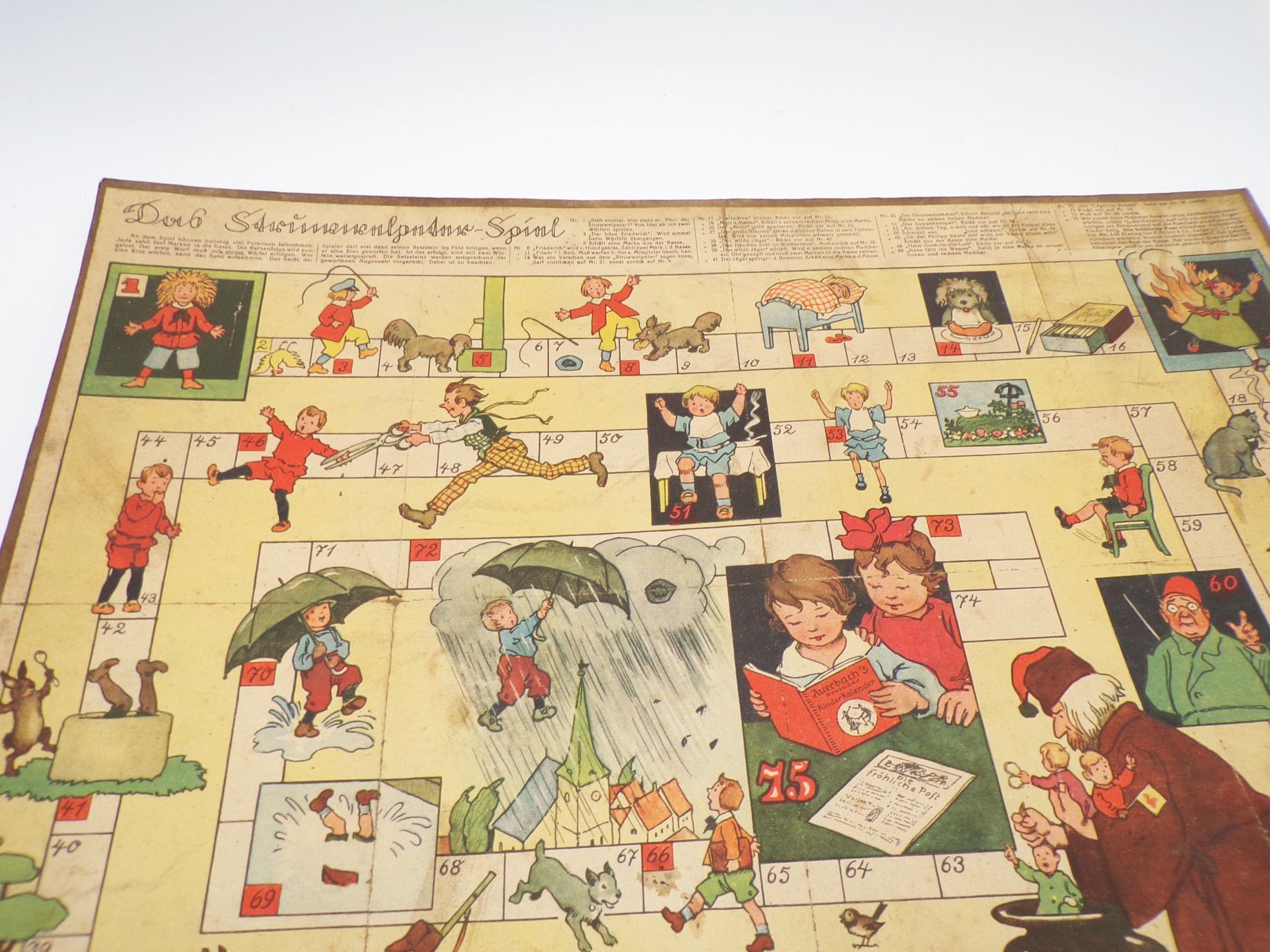 Das Struwwelpeter Spiel Fritz Baumgarten Auerbach Beilage 1927