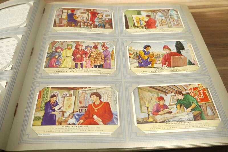 Liebig Sammelalbum Chromo ca 50 Seiten 300 Sammelbilder