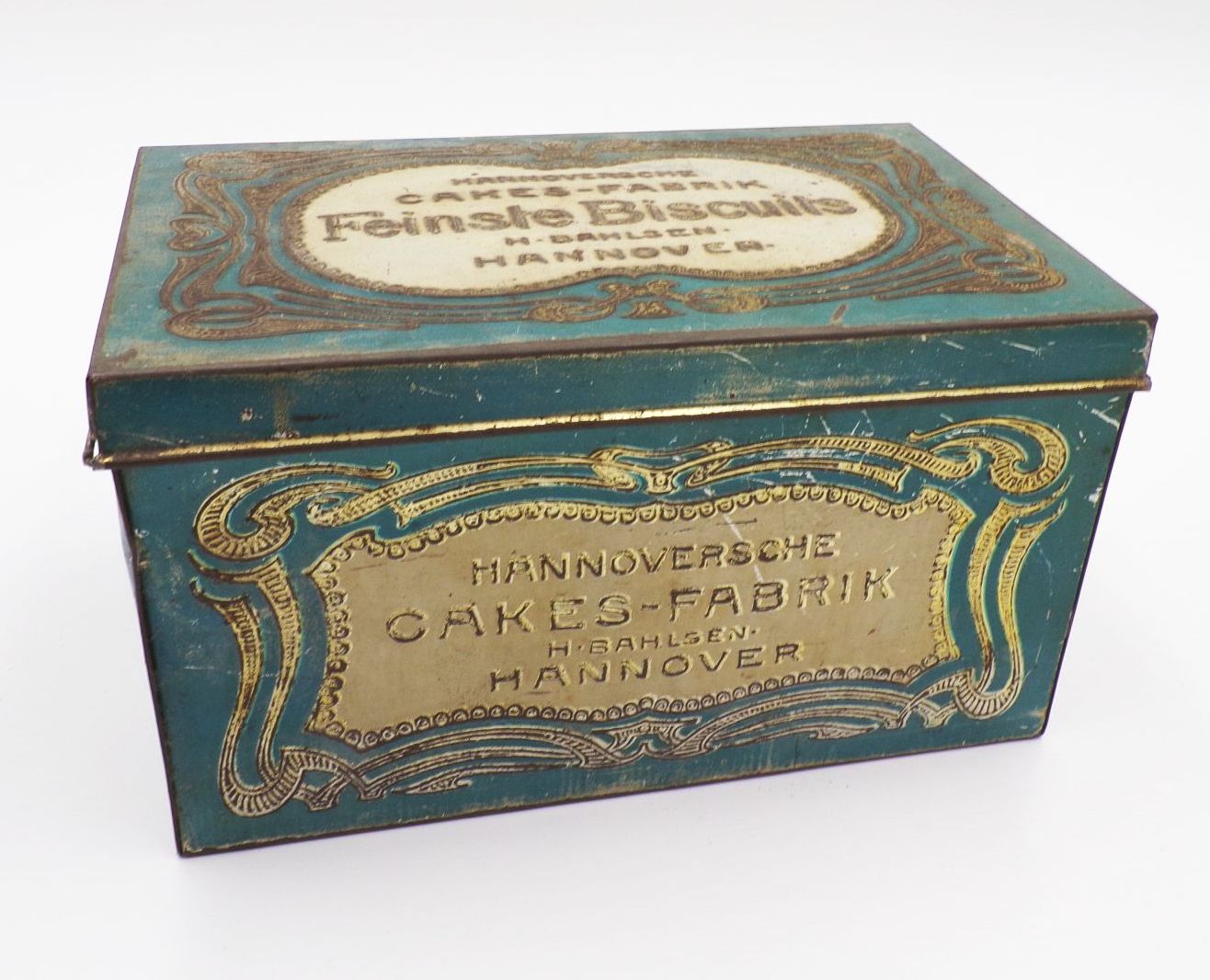 Alte Blechdose Hannoversche Cakes Fabrik Bahlsen Hannover Sammler Alte Blechdose Hannoversche Cakes Fabrik Bahlsen Hannover Sammler