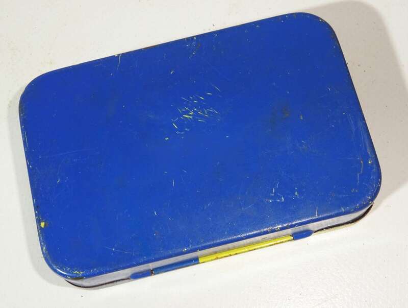 Alte Blechdose Budissa Zweispulenband Farbband Kulisch Bautzen 1930er 