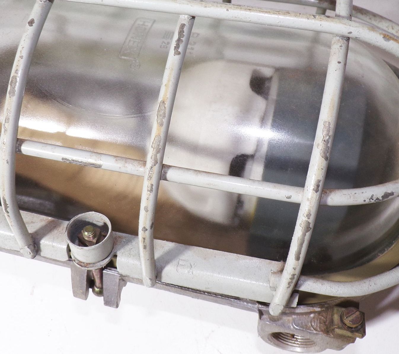 Bunkerlampe Ex Lampe Gitterlampe Kellerleuchte Industrielampe