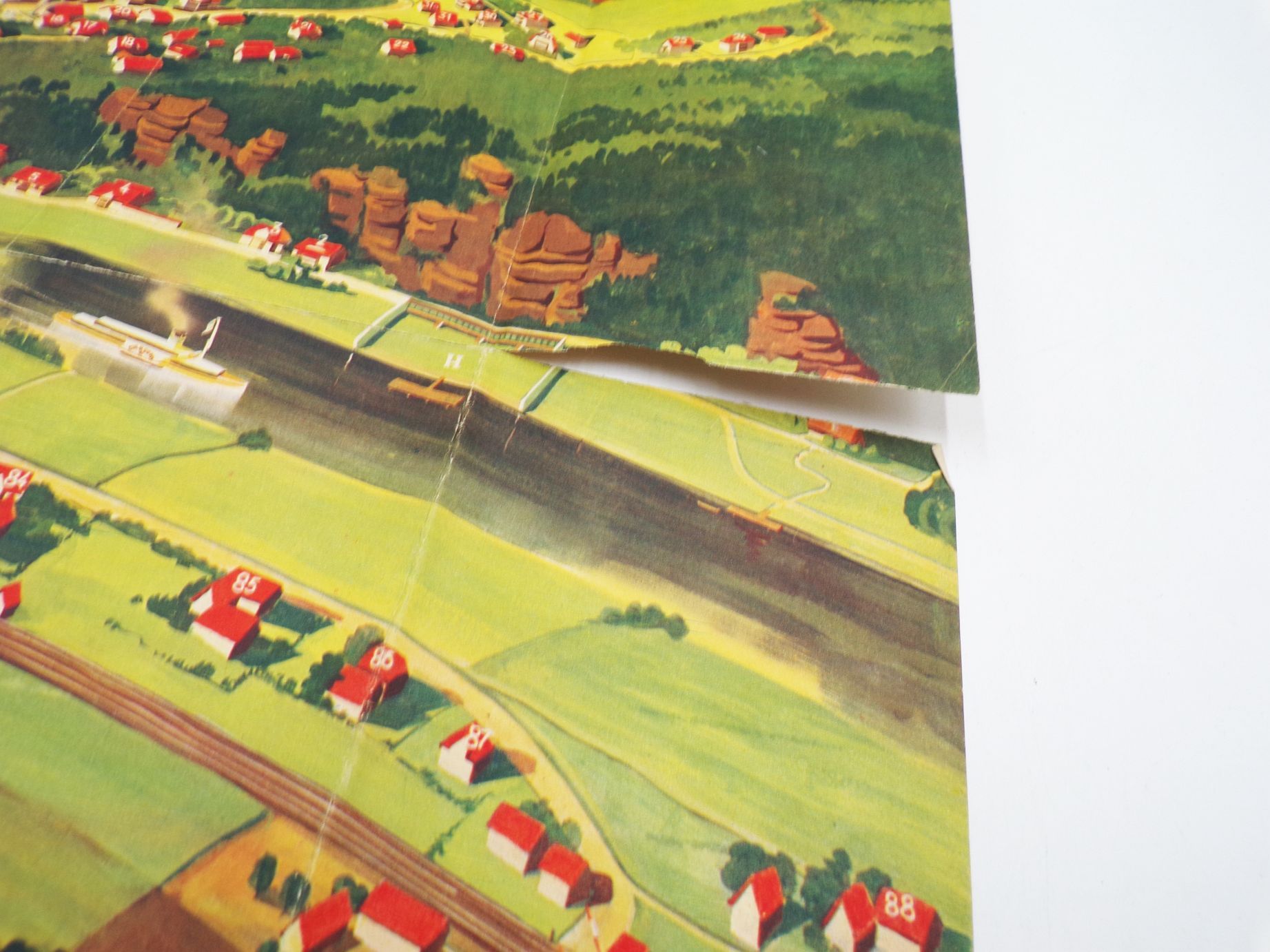 Prospekt Kurort Rathen Sächsische Schweiz um 1930