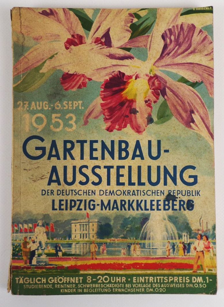 Leipzig Gartenbau Ausstellung 1953 DDR