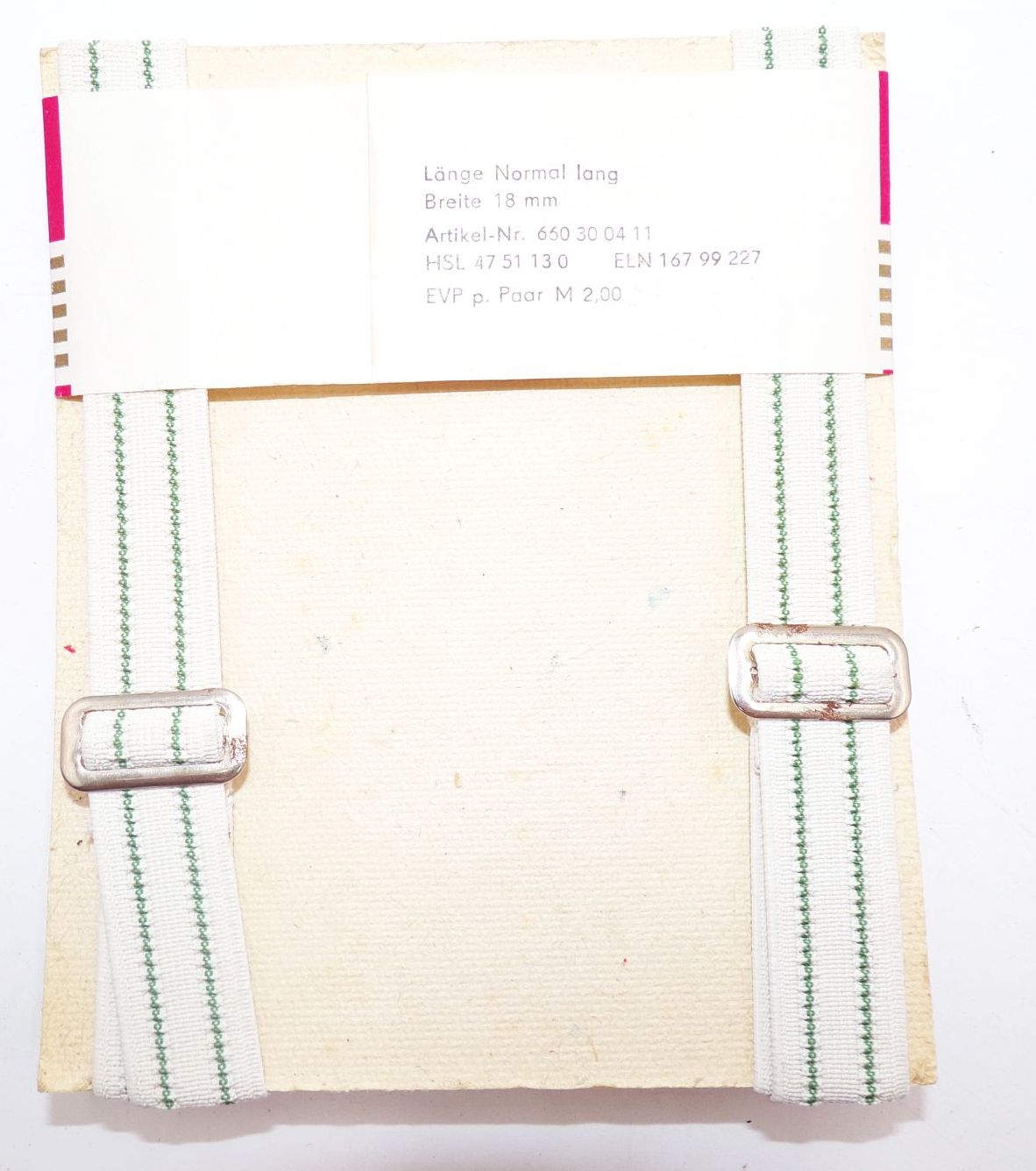 Alte Sockenhalter DDR Vintage Ungetragen NOS 6 Stück