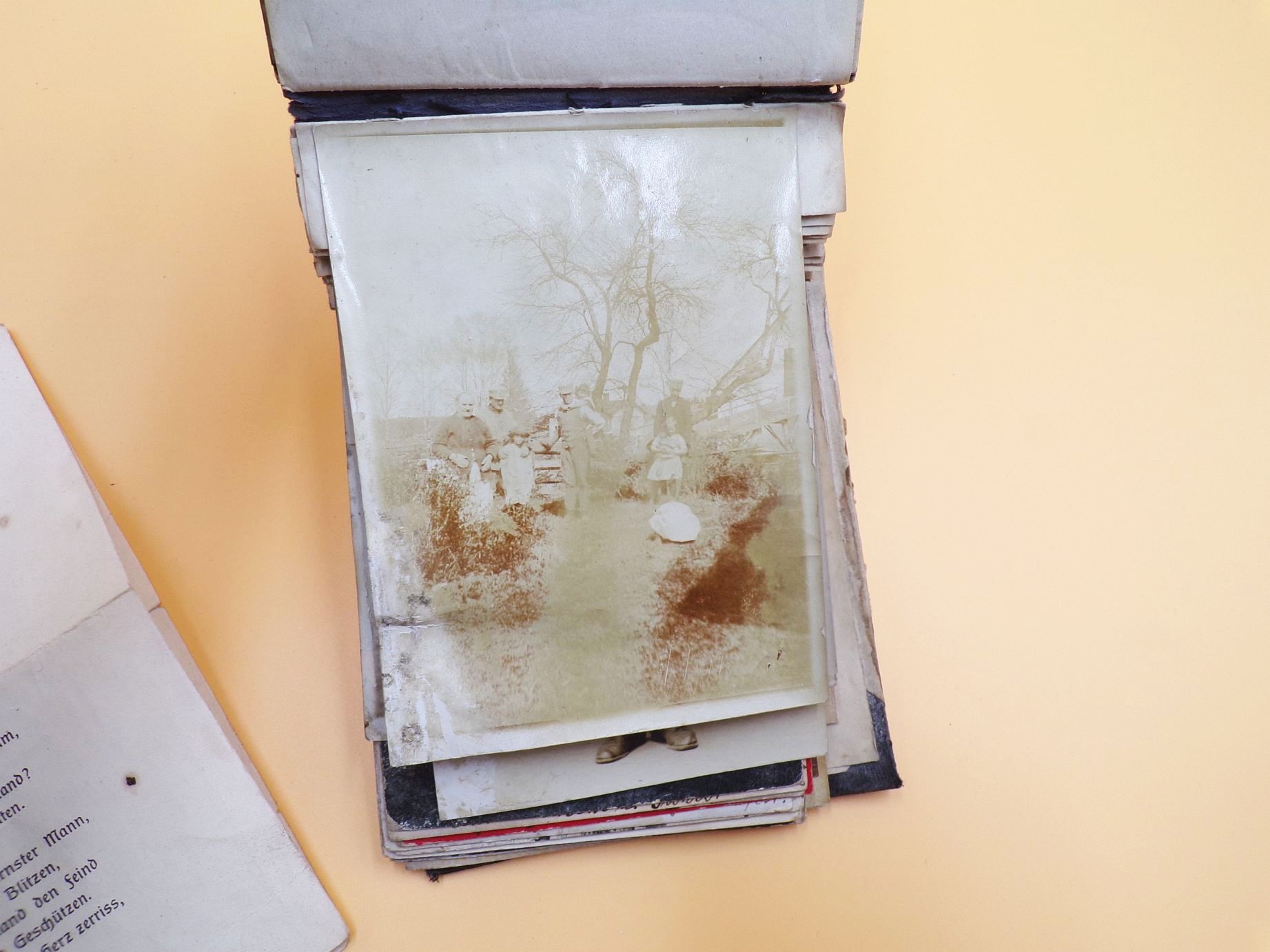 Fotoalbum Finnland 1 Weltkrieg bis 1919 Postkarten Fotos