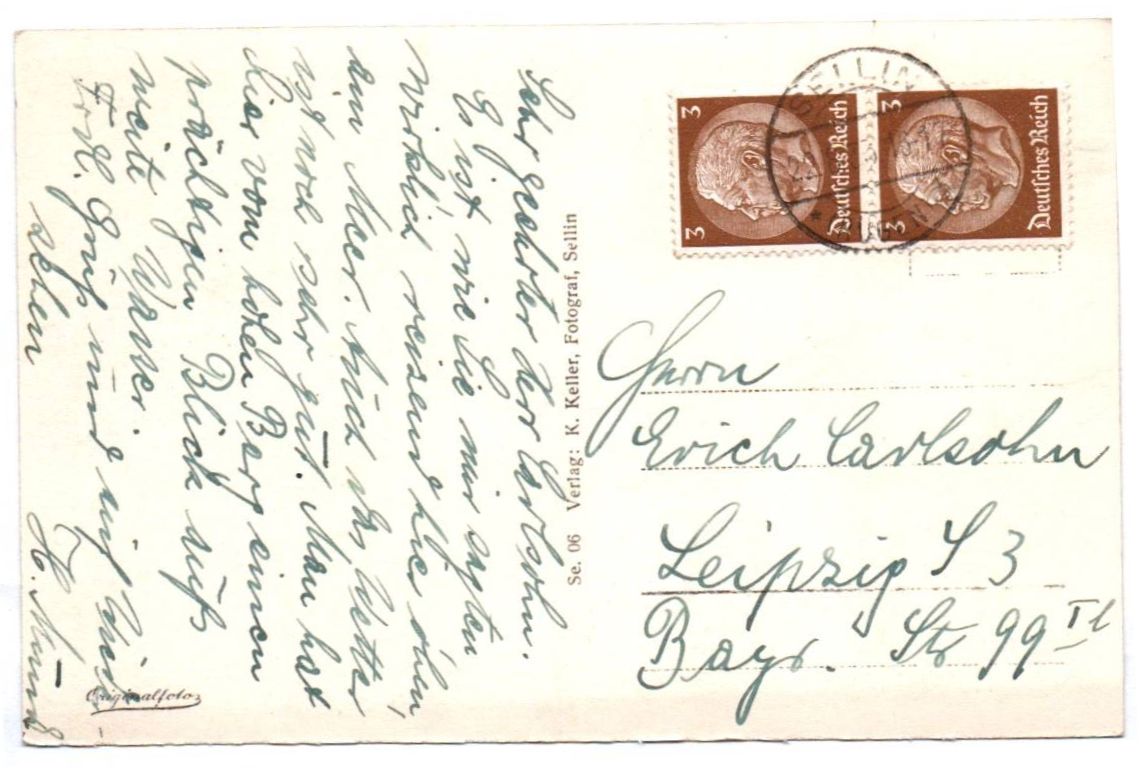 Ak Ostseebad Sellin auf Rügen 1933 Ak Ostseebad Sellin auf Rügen 1933