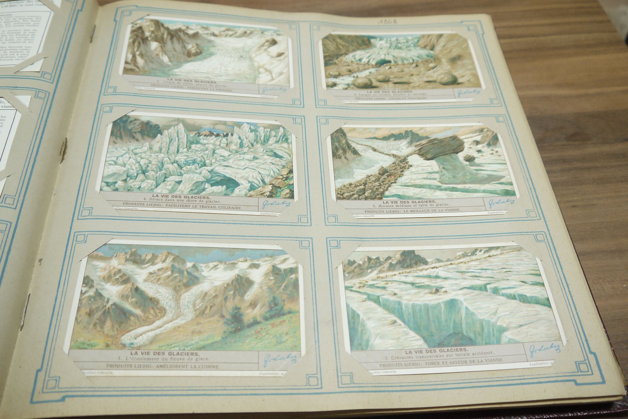 Liebig Chromo Album Sammelbilderalbum ca 52 Seiten 312 Karten Sammelbilder