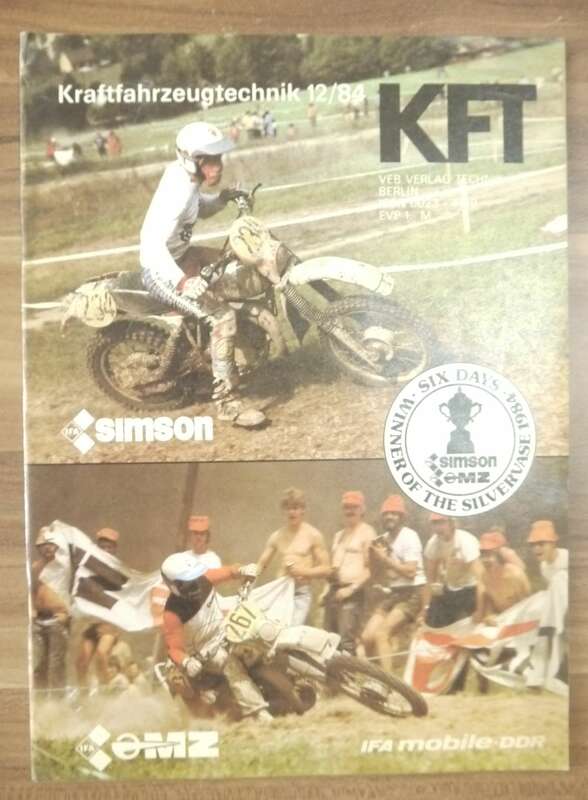 Heft Dezember 1984 KFT MZ SOMSON Enduro Weltmeisterschaft 1984