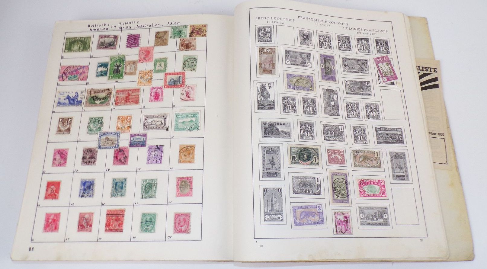 Uriges Schwaneberger Album Deutsches Reich Gebiete Europa Übersee 