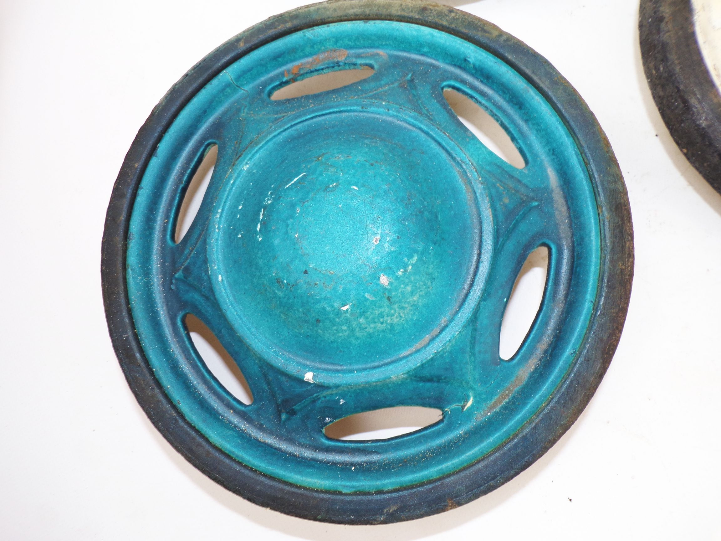 Alte Metallräder Kinderwagen Durchmesser 21 cm Rad Gummi Ersatzrad 