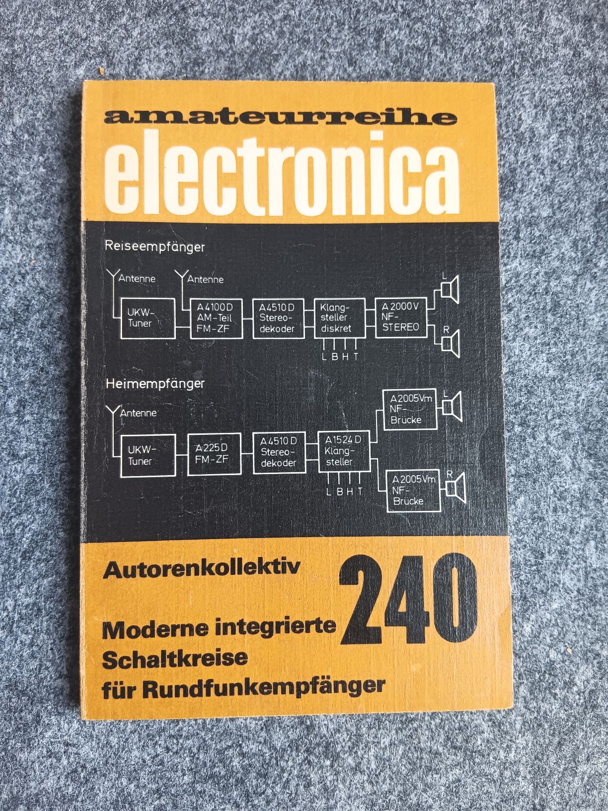 Amateurreihe Electronica Lehrbuch 240 Moderne integrierte Schaltkreise für Rundfunkempfänger Amateurreihe Electronica Lehrbuch 240 Moderne integrierte Schaltkreise für Rundfunkempfänger