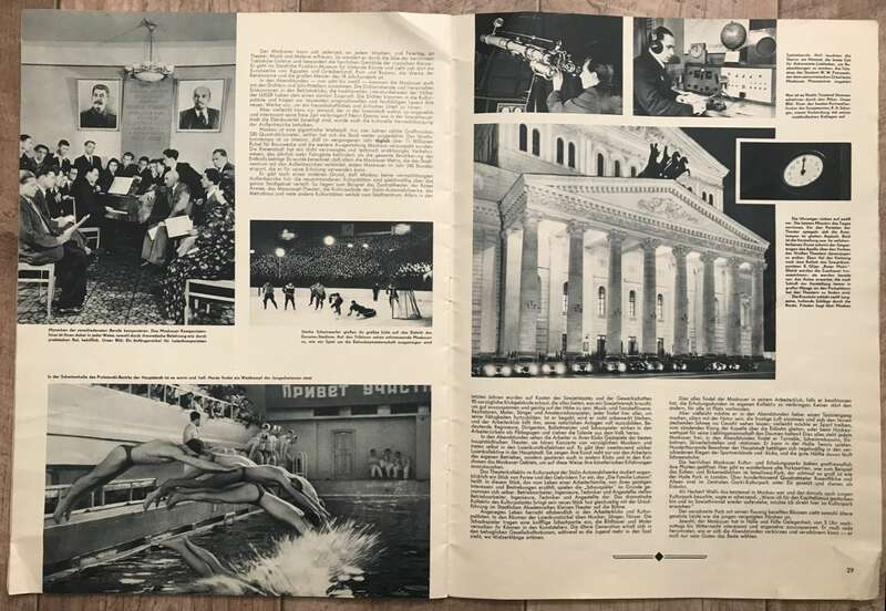 Zeitschrift Sowjetunion Nr 1 DDR Januar 1951