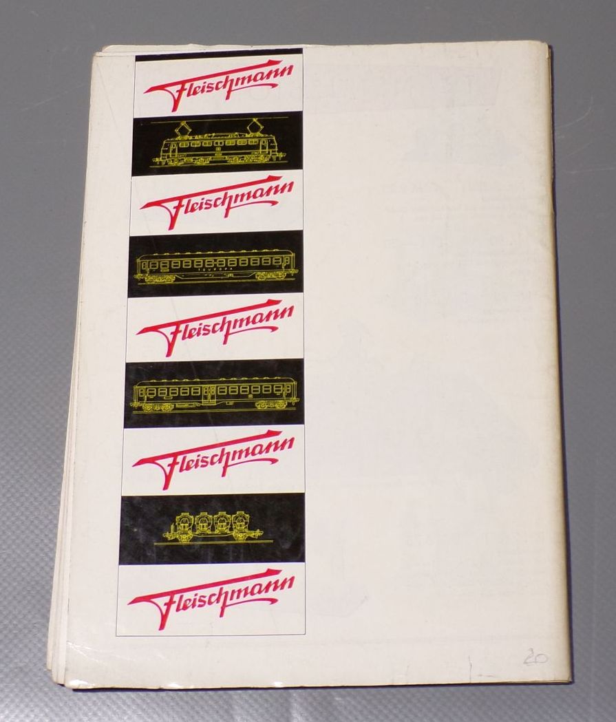 Katalog Fleischmann HO 1959 1960 Modelleisenbahn