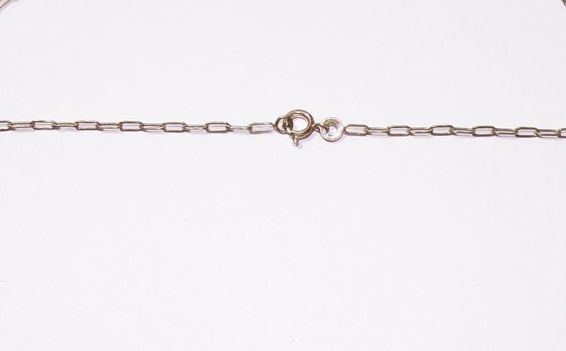 Altes Alpacca Medaillon Floral Dekor Halskette