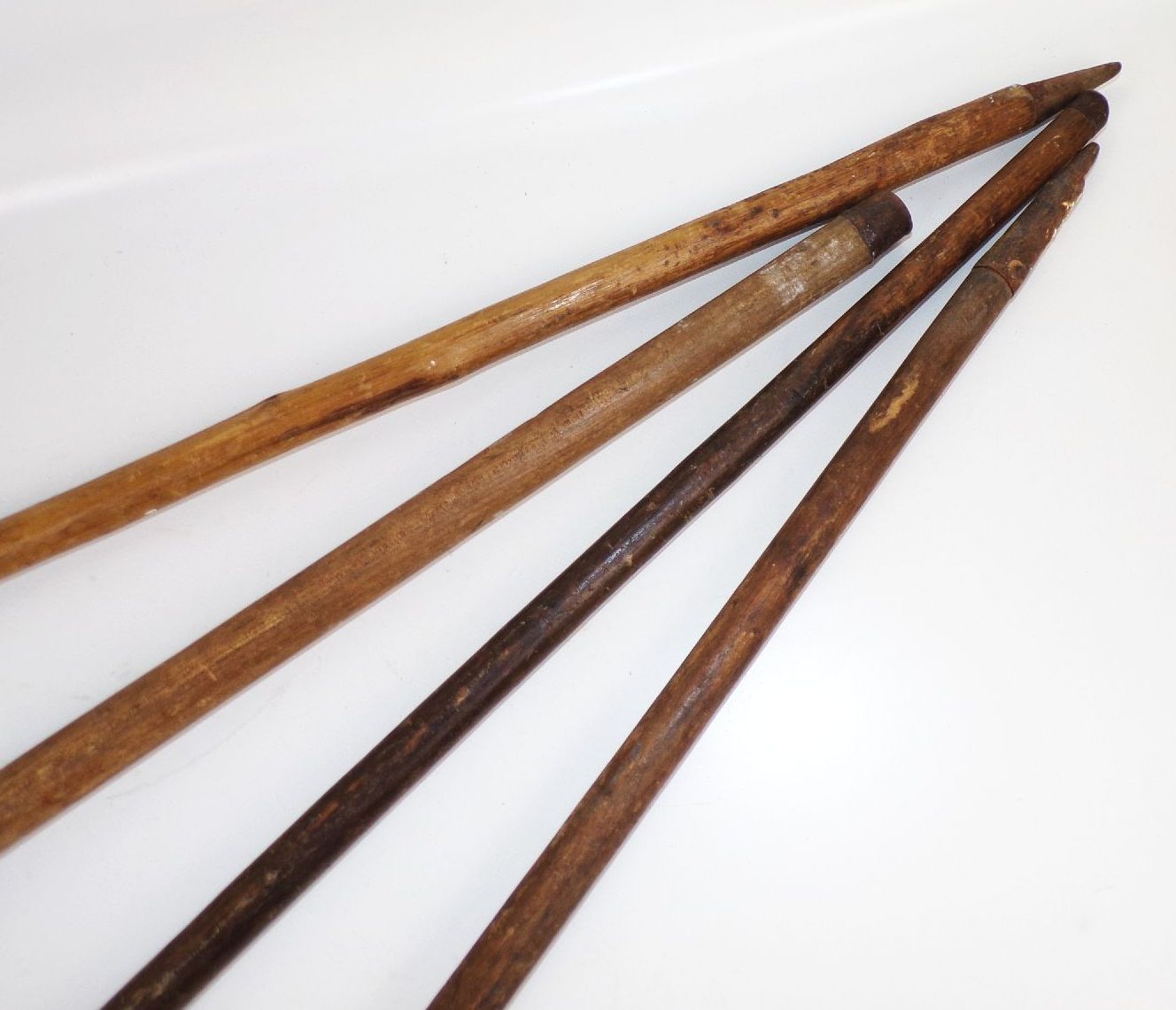 Alte Wandstöcke Spazierstock 4 Stück Wandstock Holzstock true Vintage 