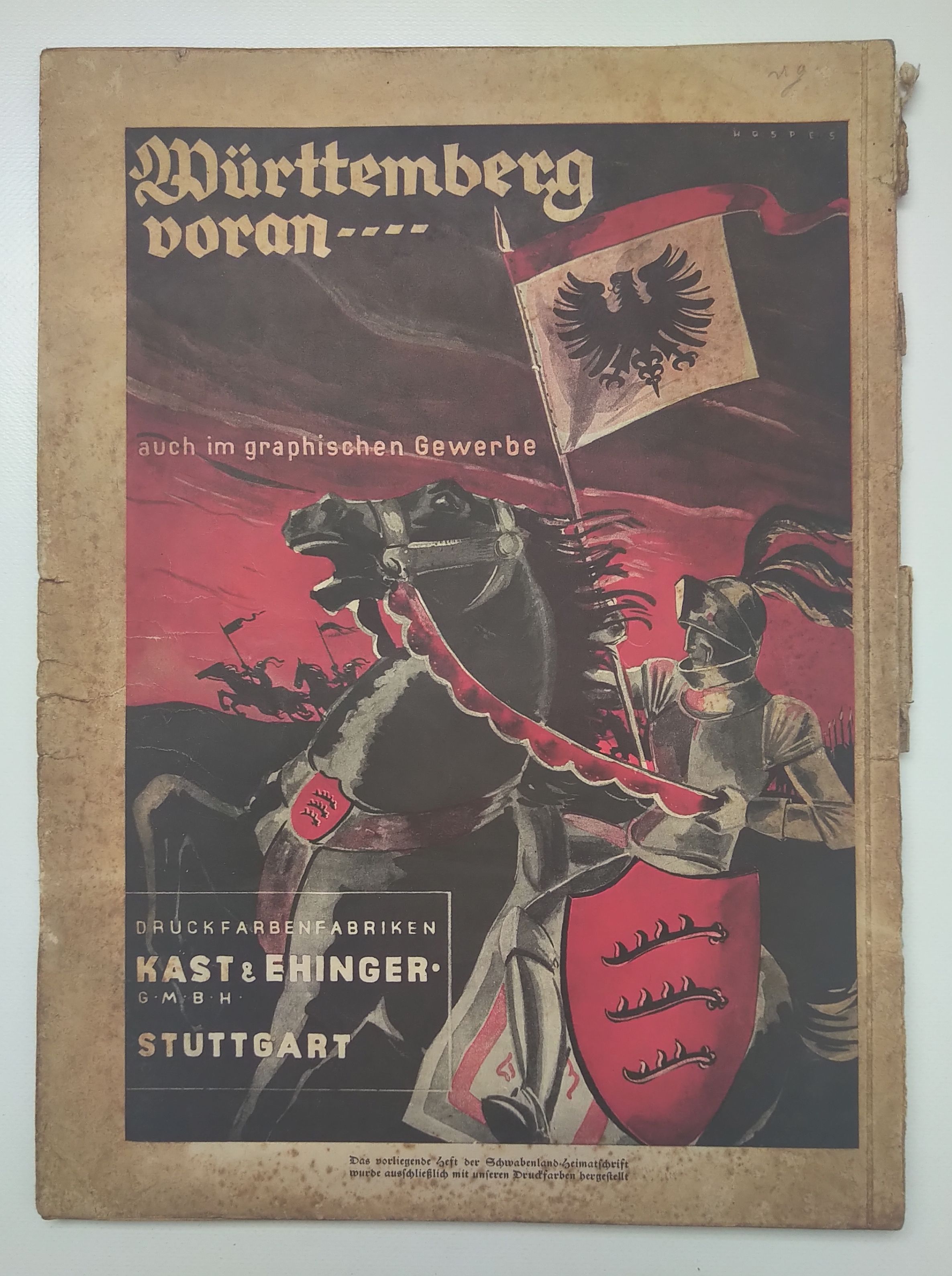Unser Schwabenland 1933 Nr 6 Schwäbischer Heimattag Stuttgart