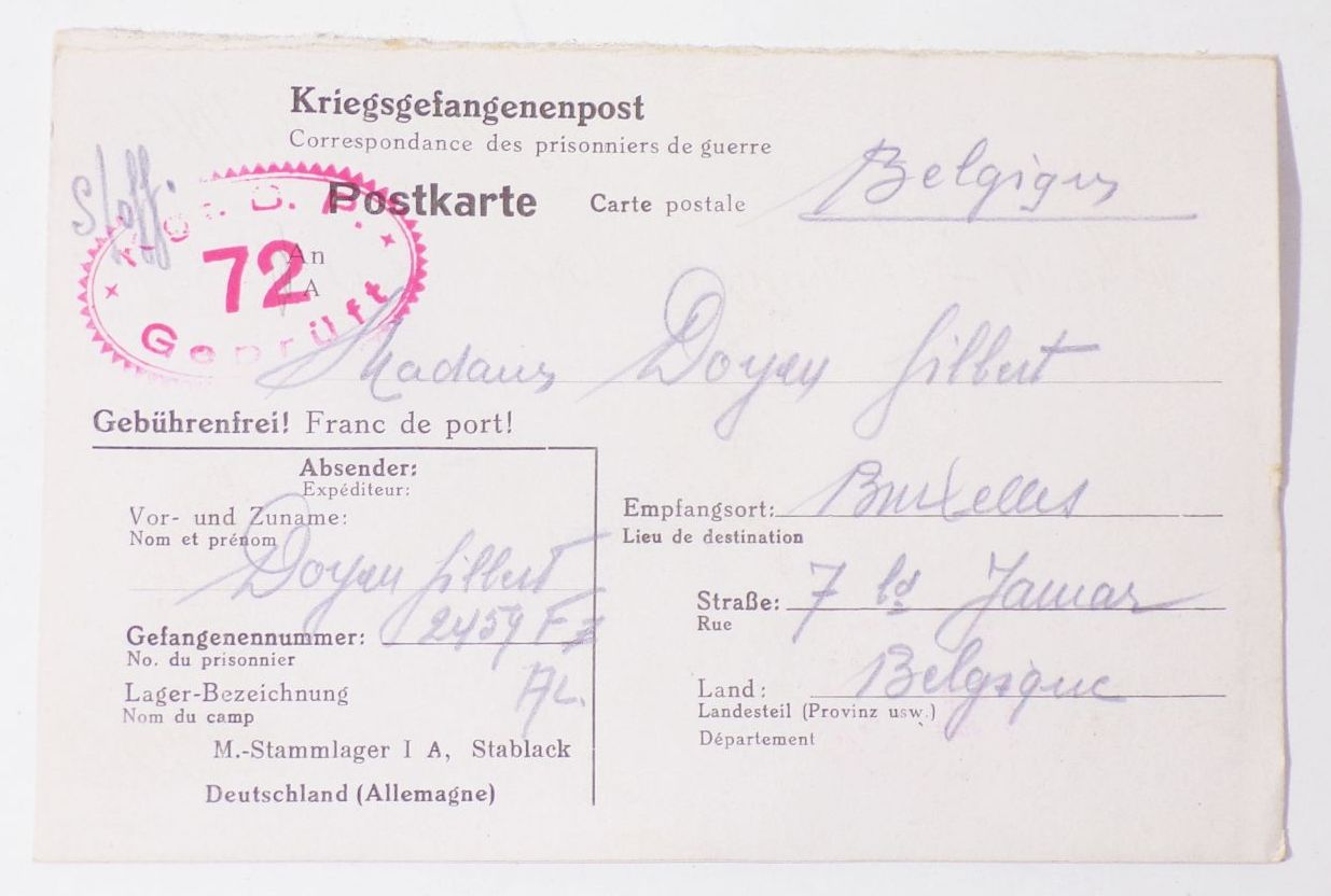 Konvolut Kriegsgefangenenpost 1942 Stalag IA 8 Stablack Ostpreußen 